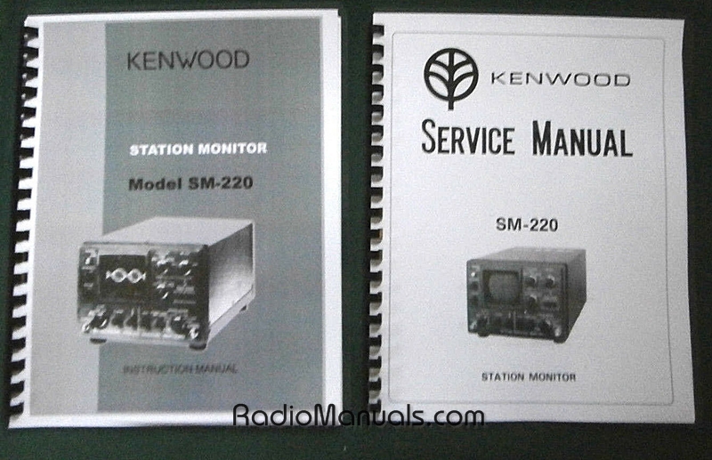 Kenwood SM-220 Service & Instruction Manuals - Click Image to Close